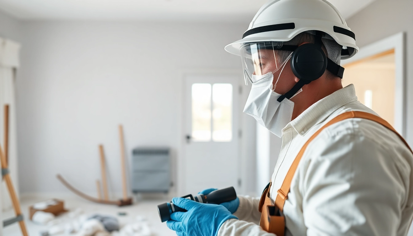 Efficient spray foam removal UK service by a technician in a clean home environment.