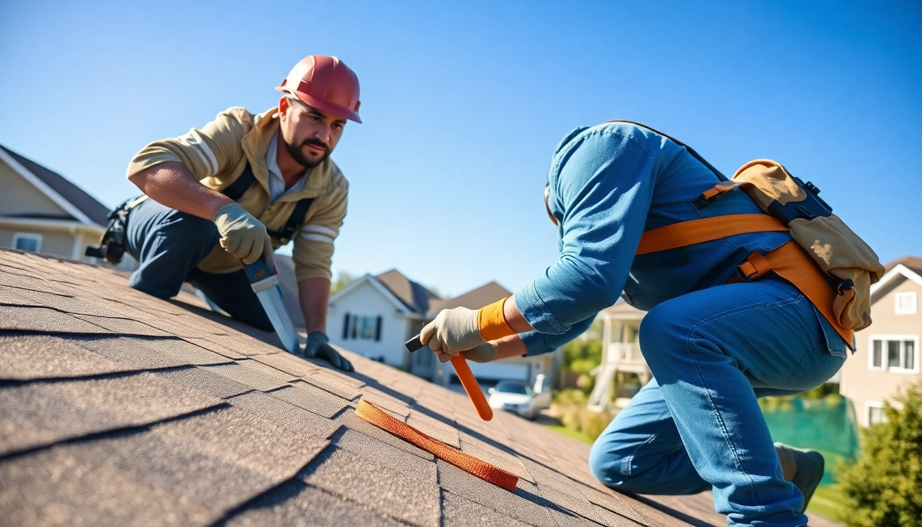 Crafting quality roofs in South Jersey, showcasing expert roofing techniques.