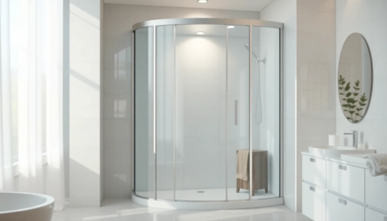 Genießen Sie die stilvolle sonni Duschkabine mit modernem Design im eleganten Badezimmer.