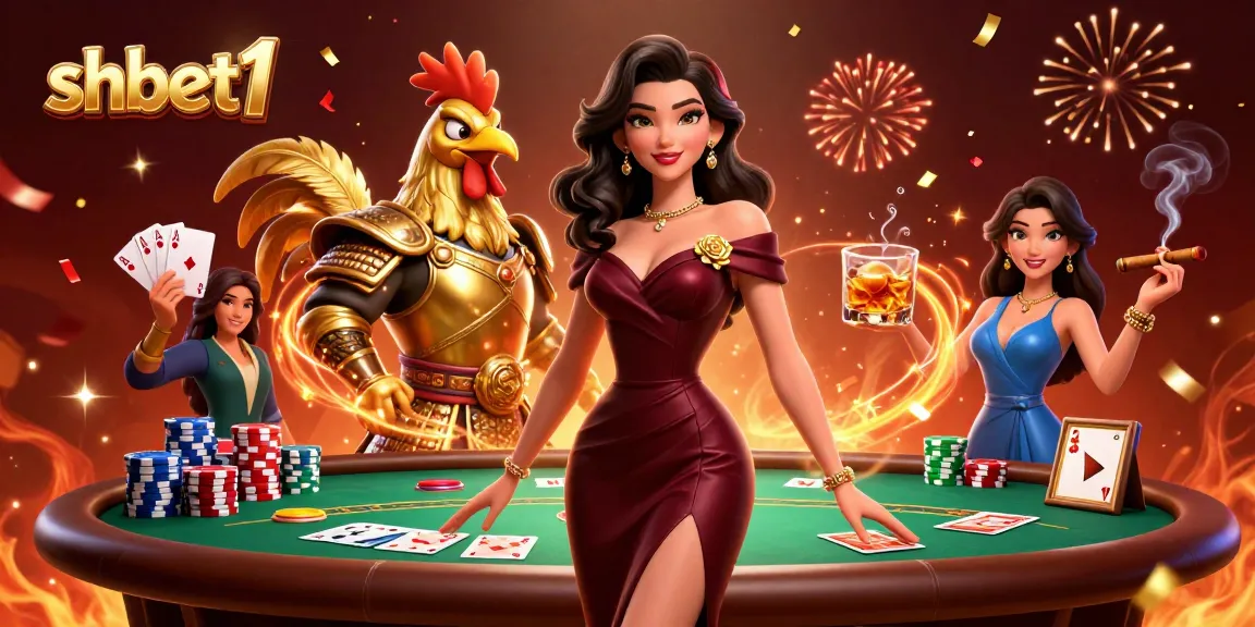 Engage with shbet1 in a vibrant casino atmosphere featuring glamorous characters and poker action.