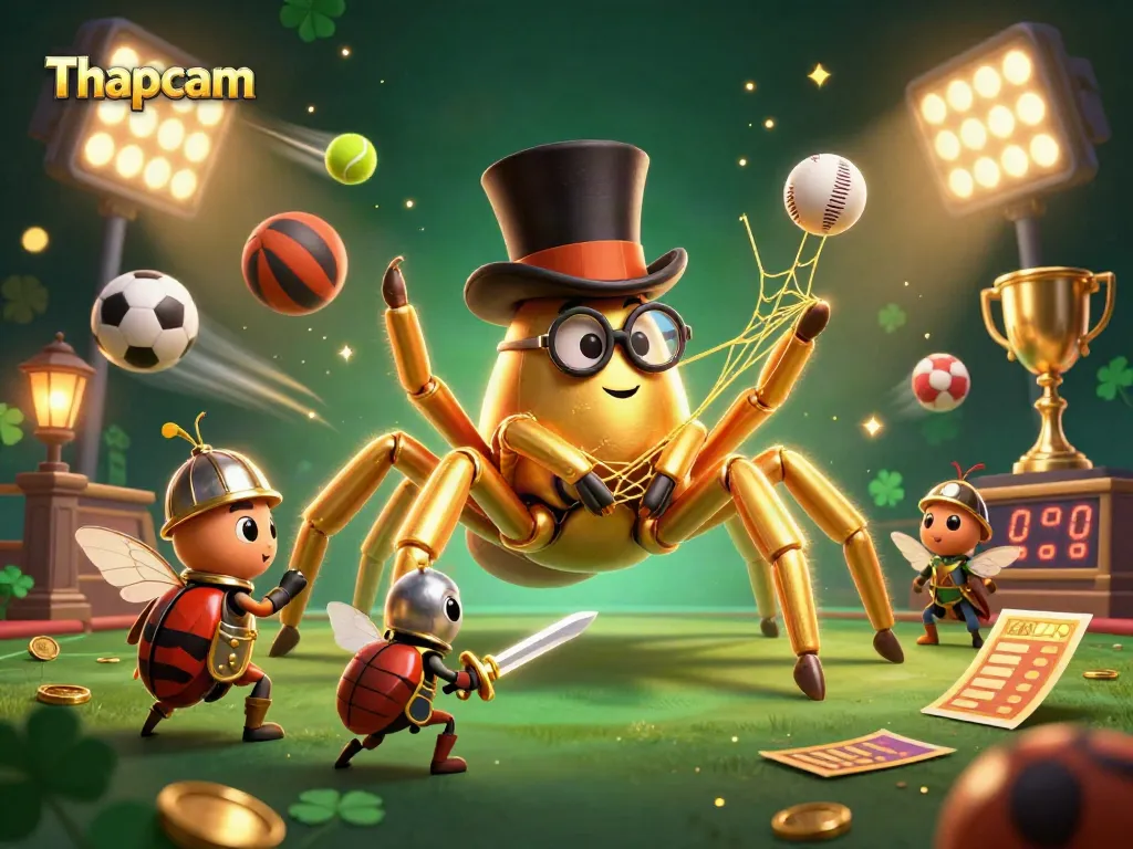 Engage with Thapcam’s thrilling casino experience featuring a dynamic scene of action and excitement.