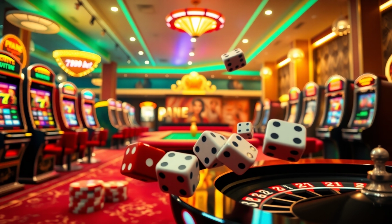 Experience the excitement of 789bet with immersive casino visuals that highlight gaming action and luxury.
