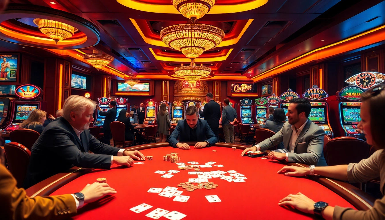 Experience thrilling betting action at 7m cn, where strategizing poker hands meets vibrant casino atmosphere.