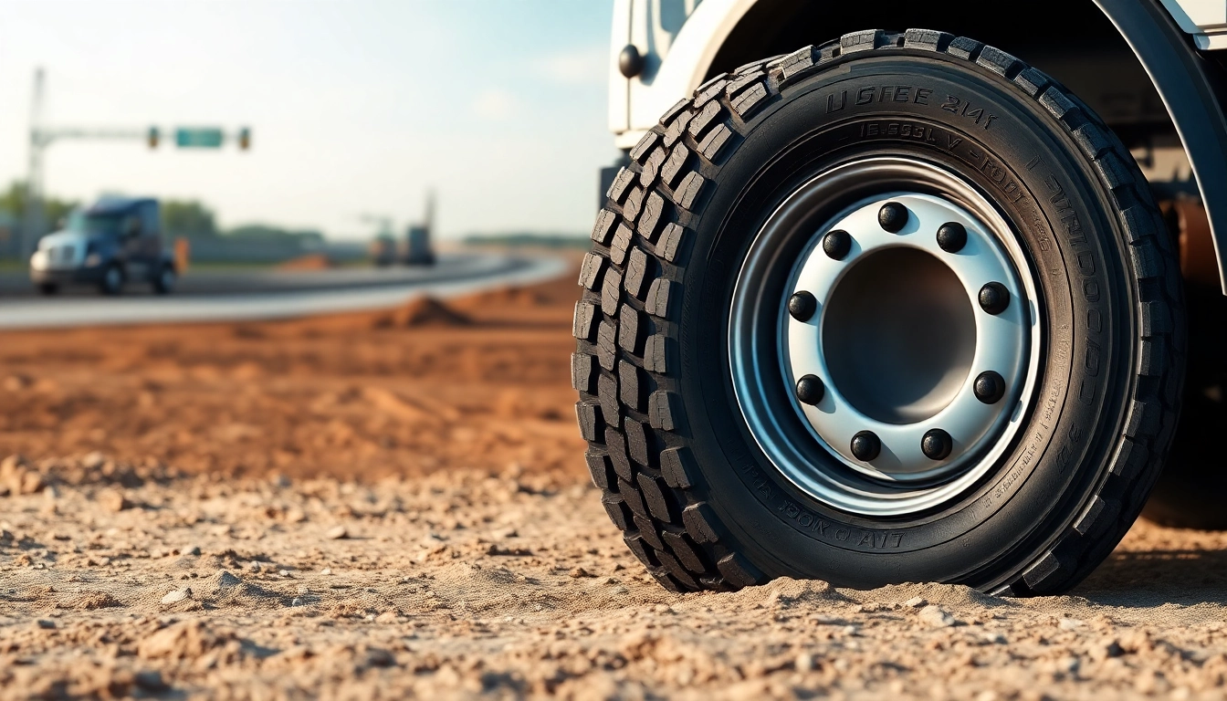 Double Coin RR99 all-position tire showcasing durability and versatility on rugged terrain.