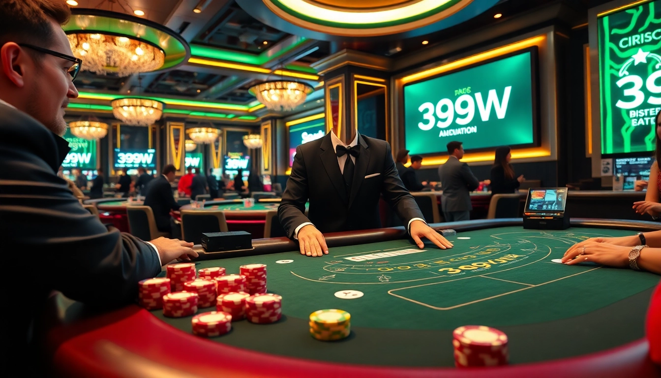 Experience the thrill of winning strategies at 399W's luxurious gambling table.