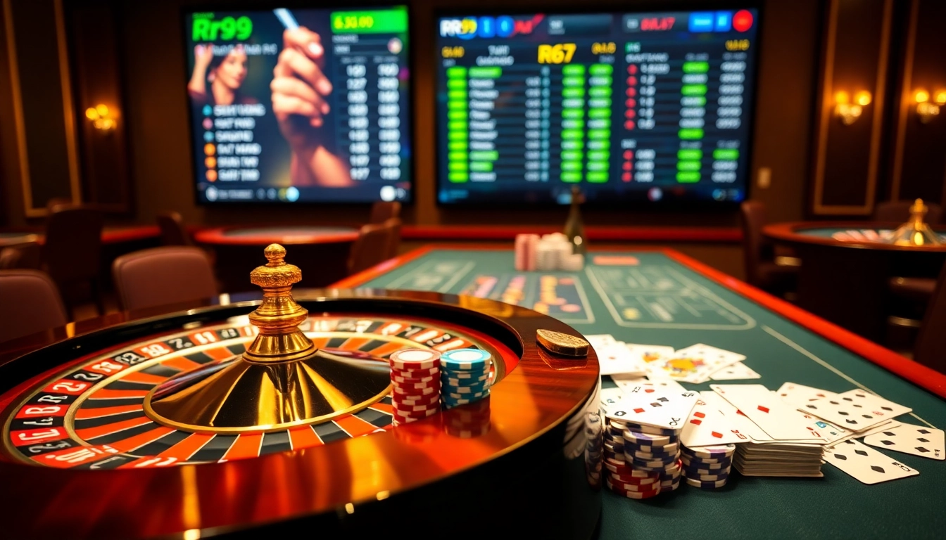 Experience thrilling moments at rr99 with vibrant poker chips and elegant casino tables.