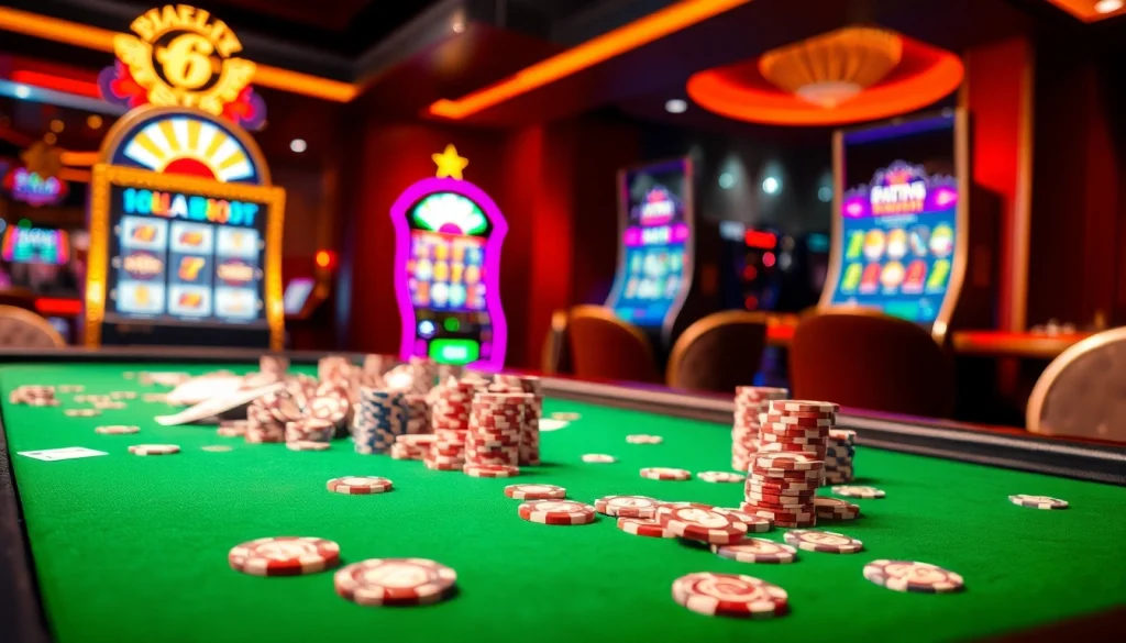 Experience thrilling gameplay at https://zk88.club/ with vibrant casino tables and exciting slot machines.