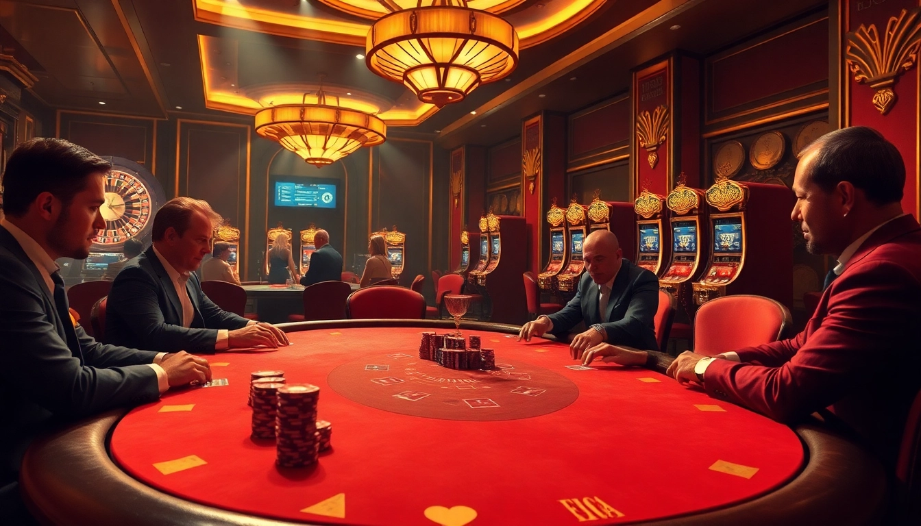 Engage with exciting gaming experiences at https://mb66.golf/ featuring luxurious poker tables and roulette wheels.