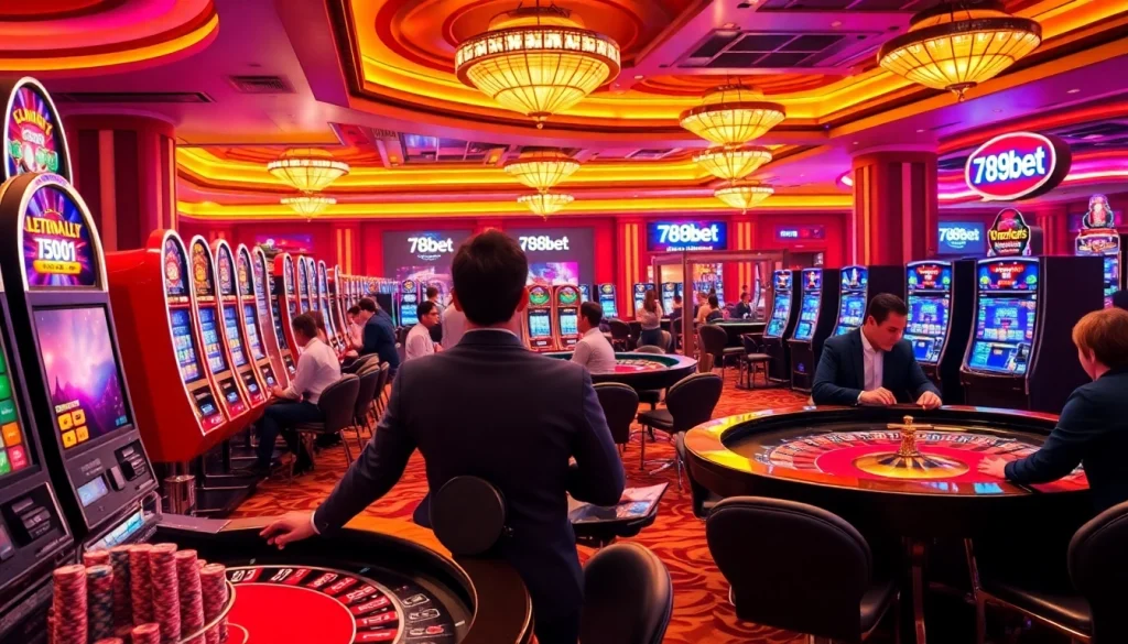 Experience the excitement of gambling with 789bet link mới as players engage in thrilling casino games.