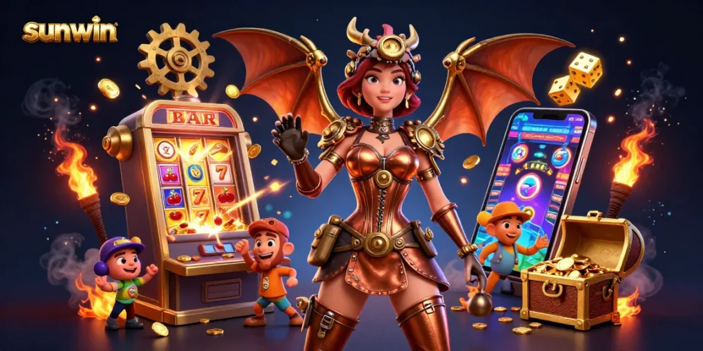 Engage with sunwin's thrilling casino experience, featuring dynamic slot machines and immersive gameplay elements.