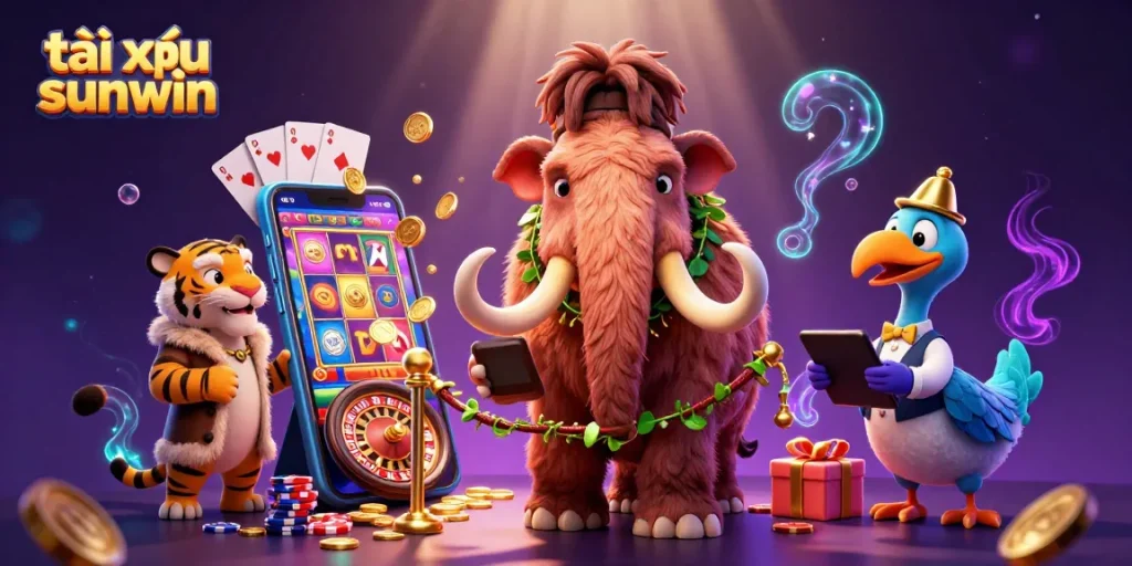 Engage in thrilling gameplay with tài xỉu sunwin as the vibrant scene celebrates casino excitement.