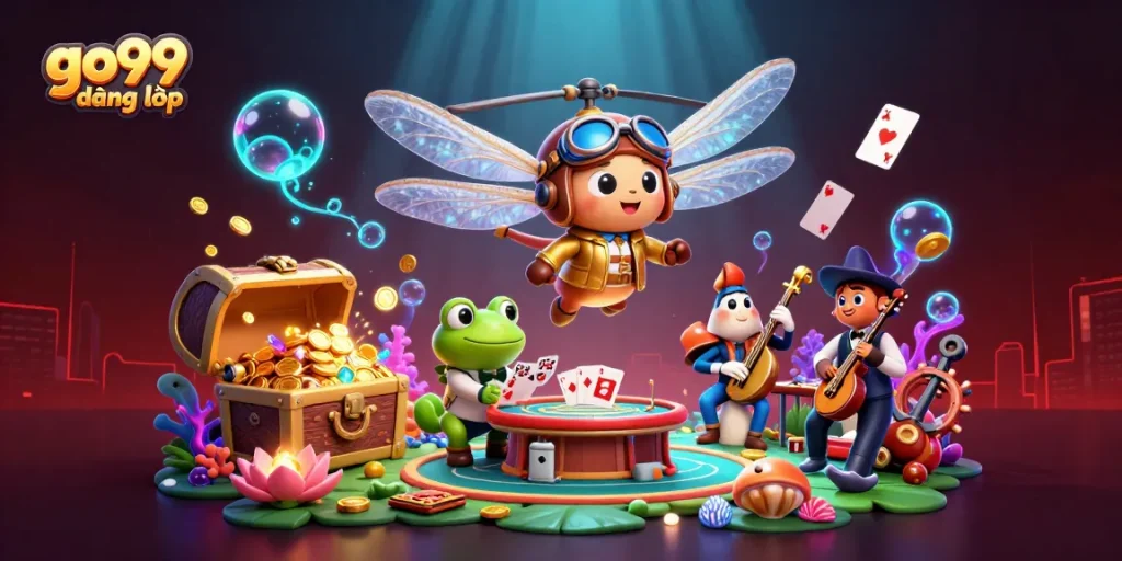 Play exciting games on go99 đăng nhập with lively casino characters in action
